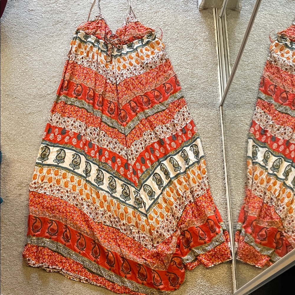 Bohemian Multicolor Maxi Skirt